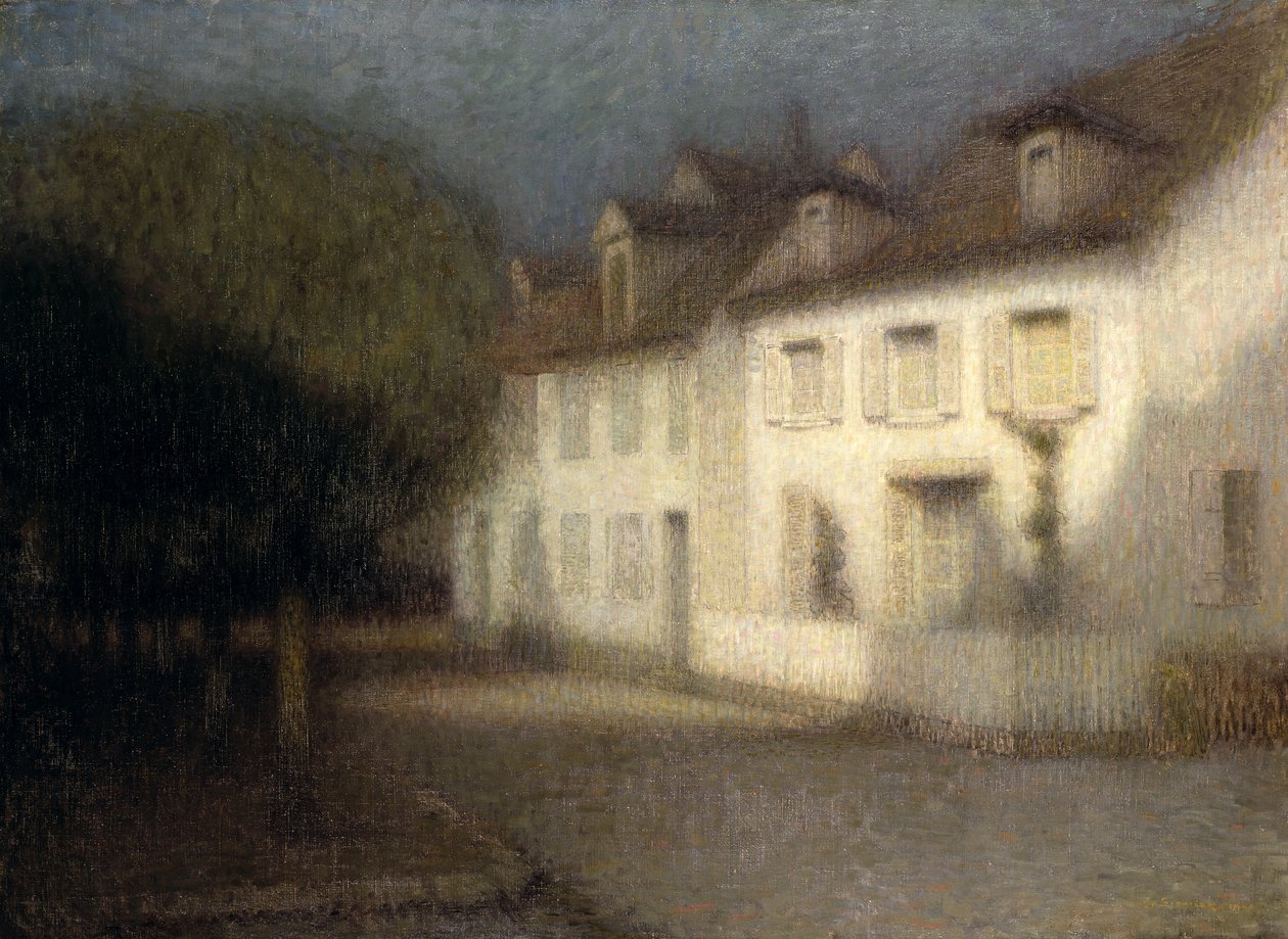 Ev, 1900 by Henri Eugene Augustin Le Sidaner