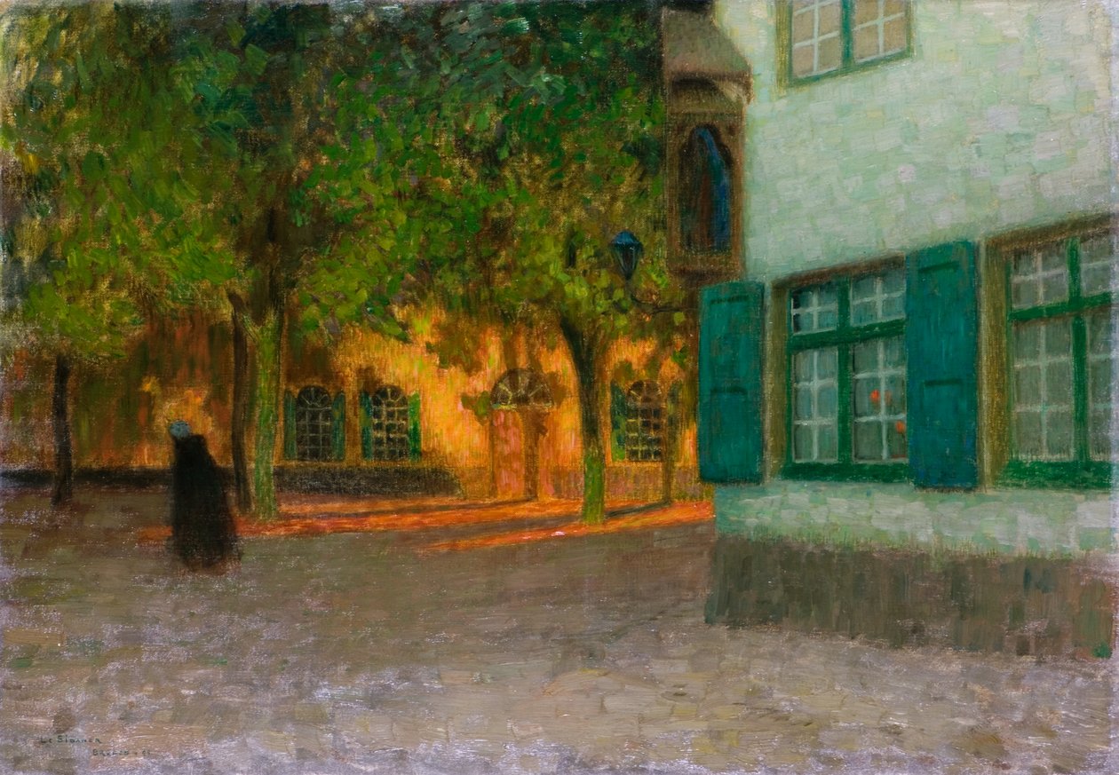 Yeşil Panjurlu Ev by Henri Eugene Augustin Le Sidaner