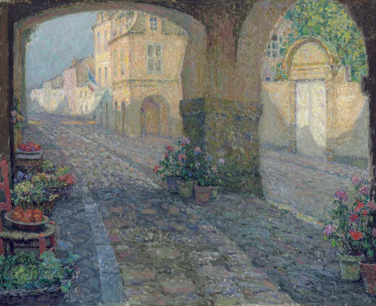 Eski Dükkan Kapısı by Henri Eugene Augustin Le Sidaner