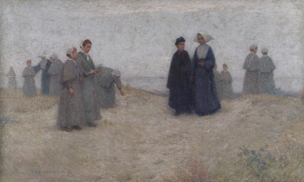 Yetimlerin Gezinti Yeri, 1888 by Henri Eugene Augustin Le Sidaner