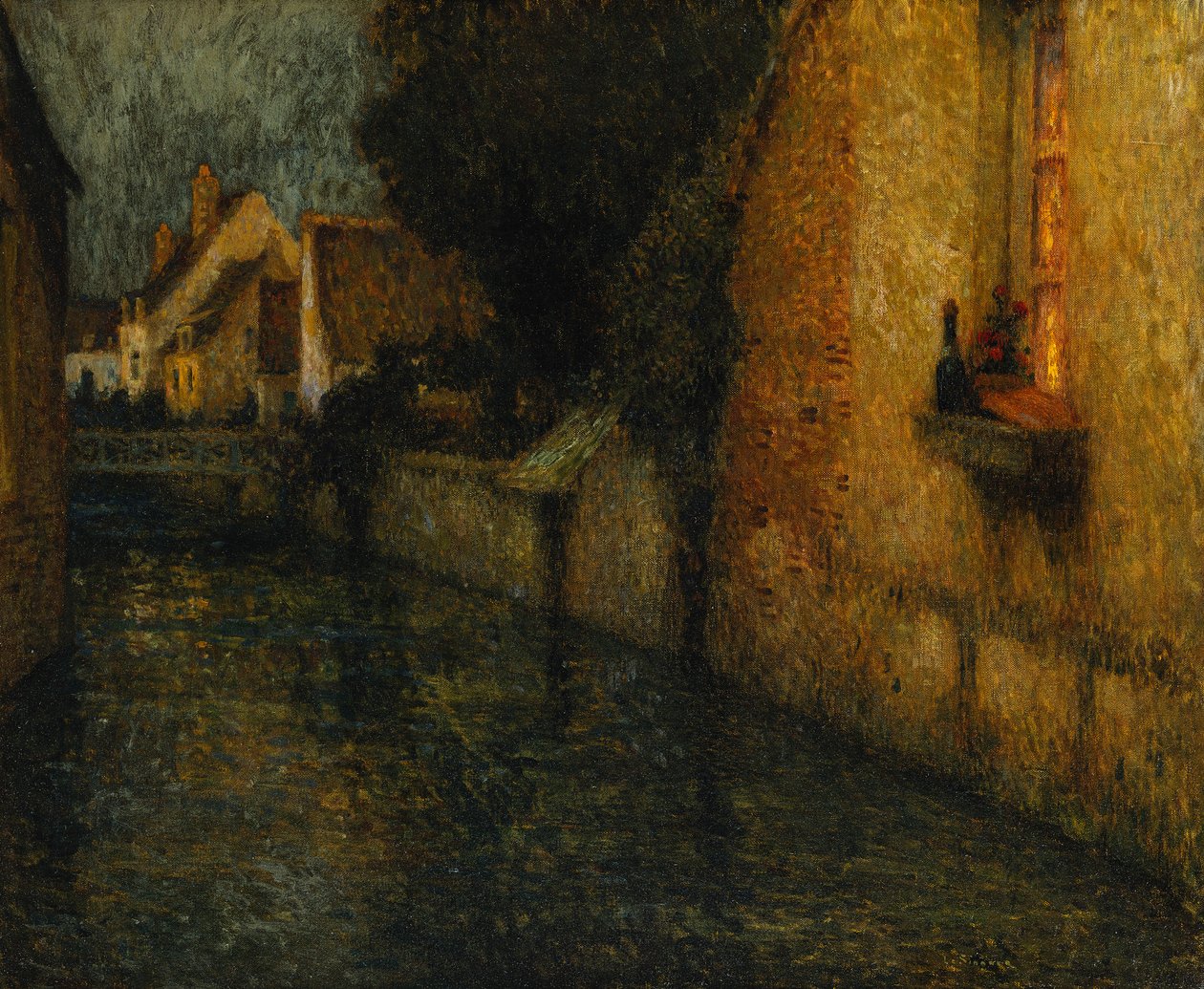 Pencere, Gisors; Le Fenetre, Gisors by Henri Eugene Augustin Le Sidaner