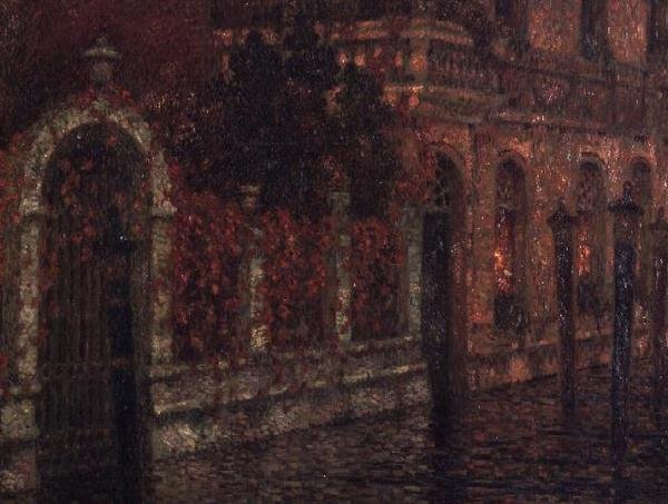 Venedik Kanalı (tuval üzerine yağlı boya) by Henri Eugene Augustin Le Sidaner