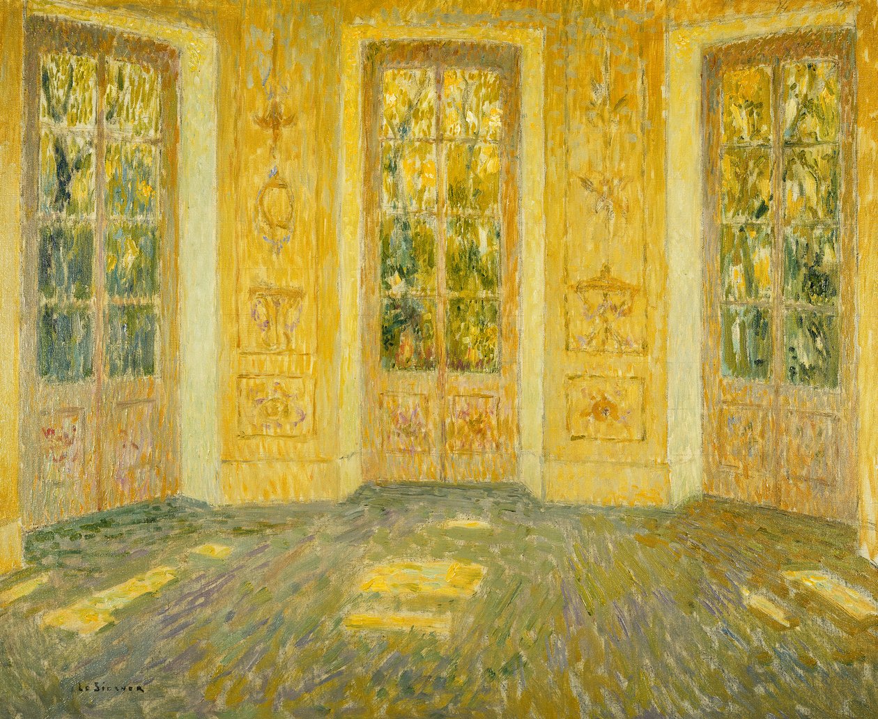 Parkta Pencereler; Parktaki Pencereler by Henri Eugene Augustin Le Sidaner
