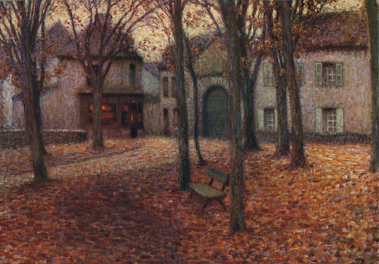 Sonbaharda Köy, c1915 by Henri Eugene Le Sidaner