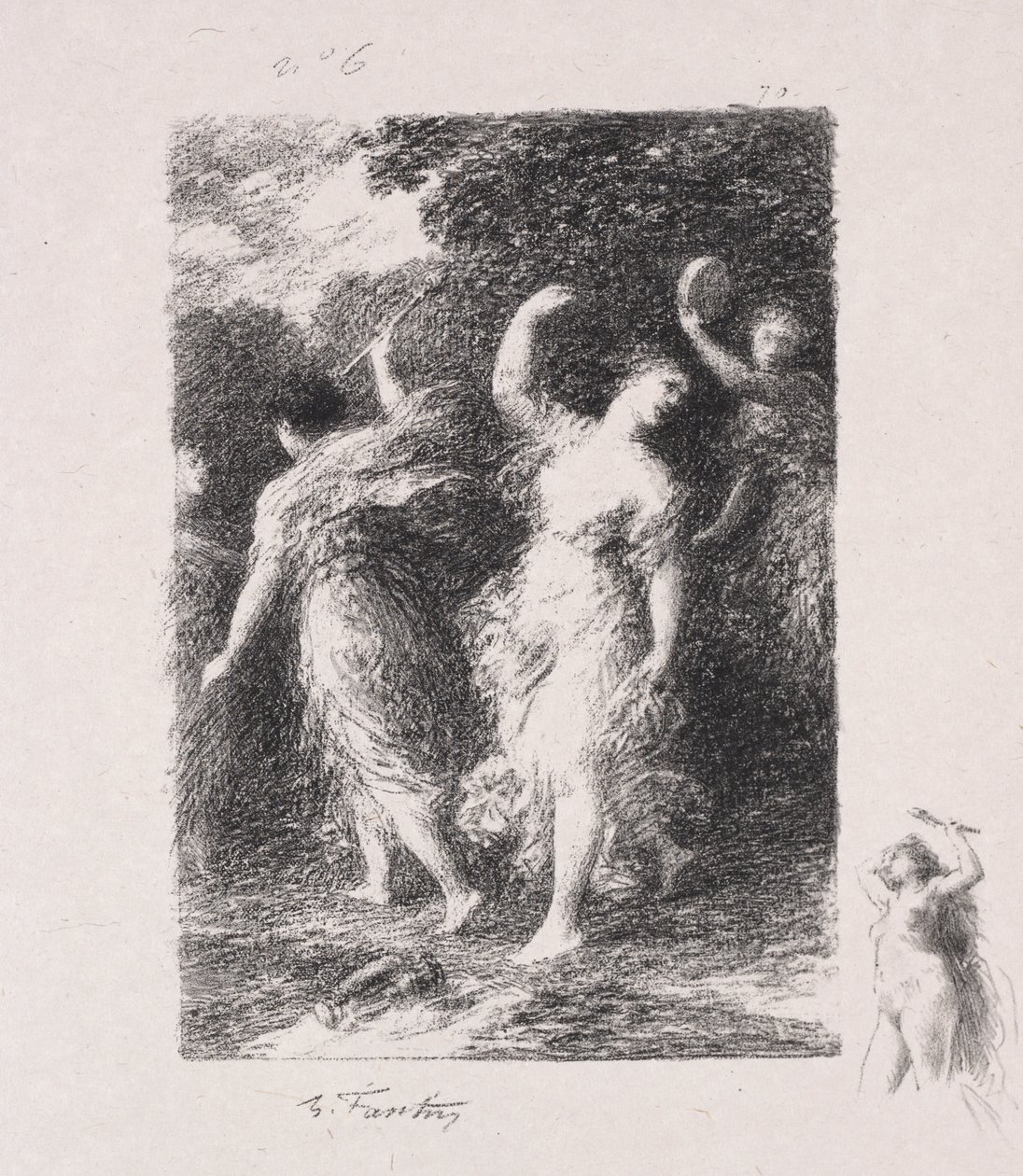 Baküs by Ignace Henri Jean Fantin Latour