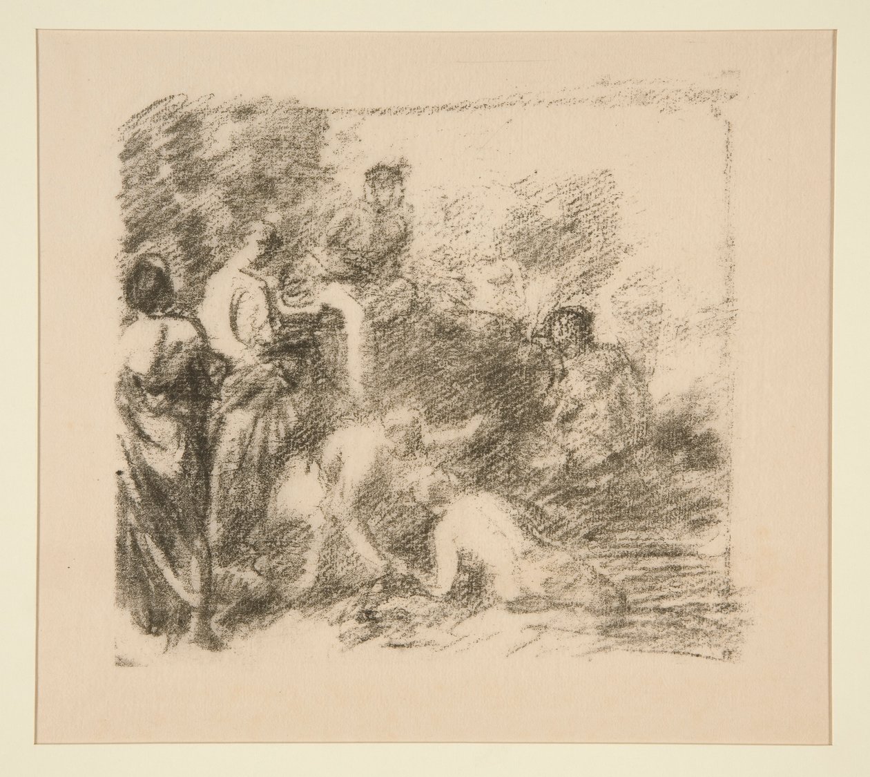 banyo yapanlar by Ignace Henri Jean Fantin Latour