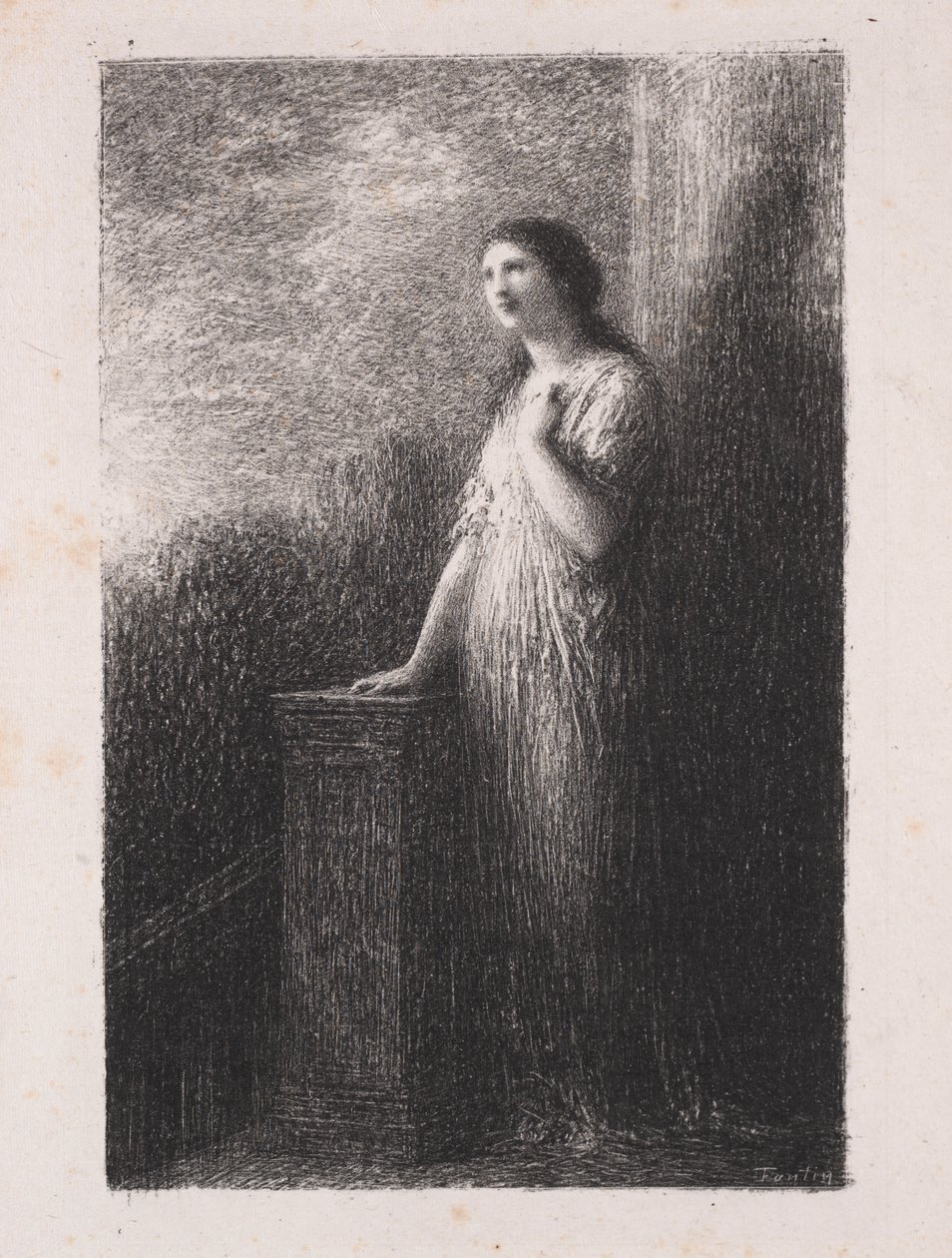 Geceye Güvenmek by Ignace Henri Jean Fantin Latour