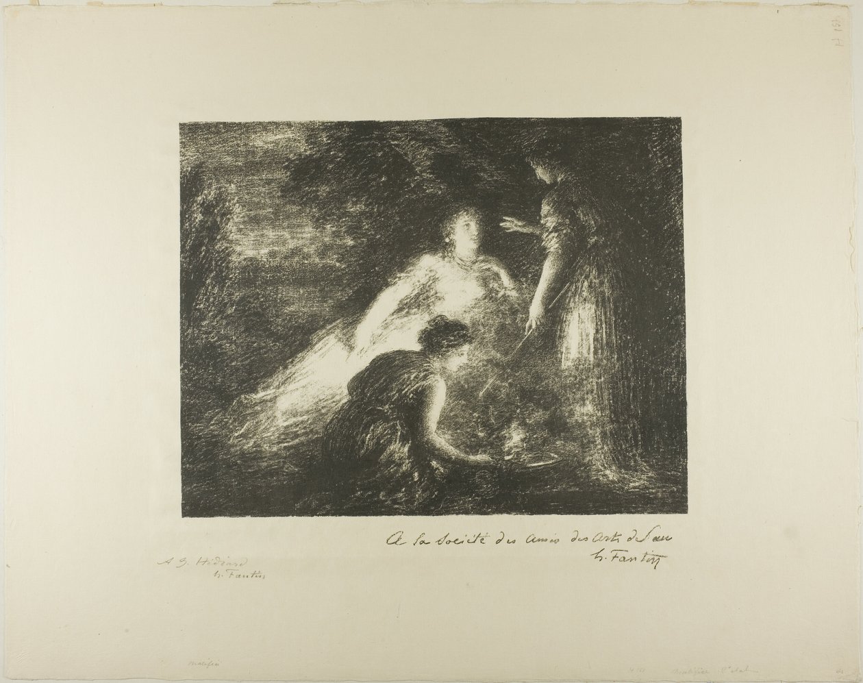 Küfür by Ignace Henri Jean Fantin Latour