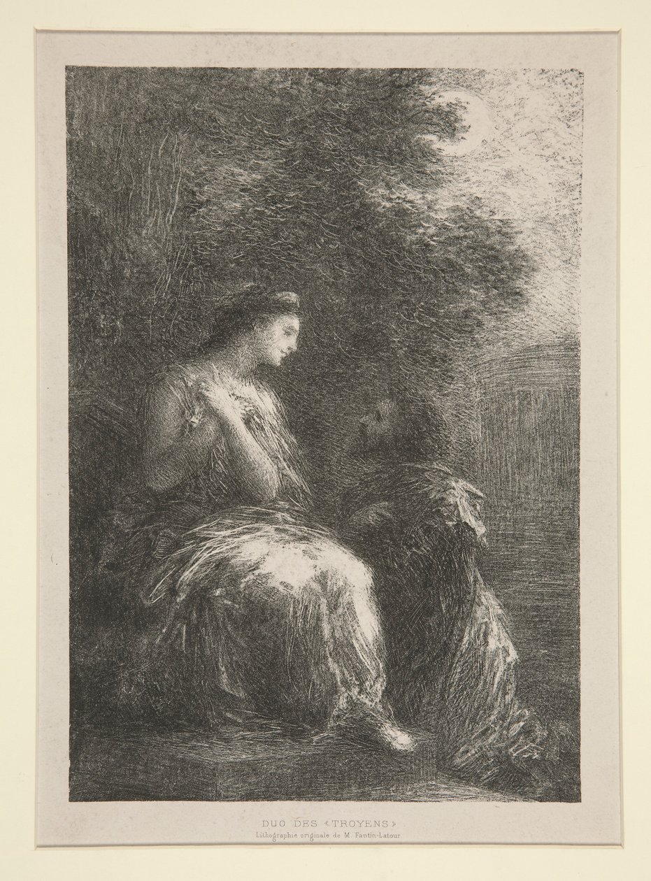 ikilisi by Ignace Henri Jean Fantin Latour