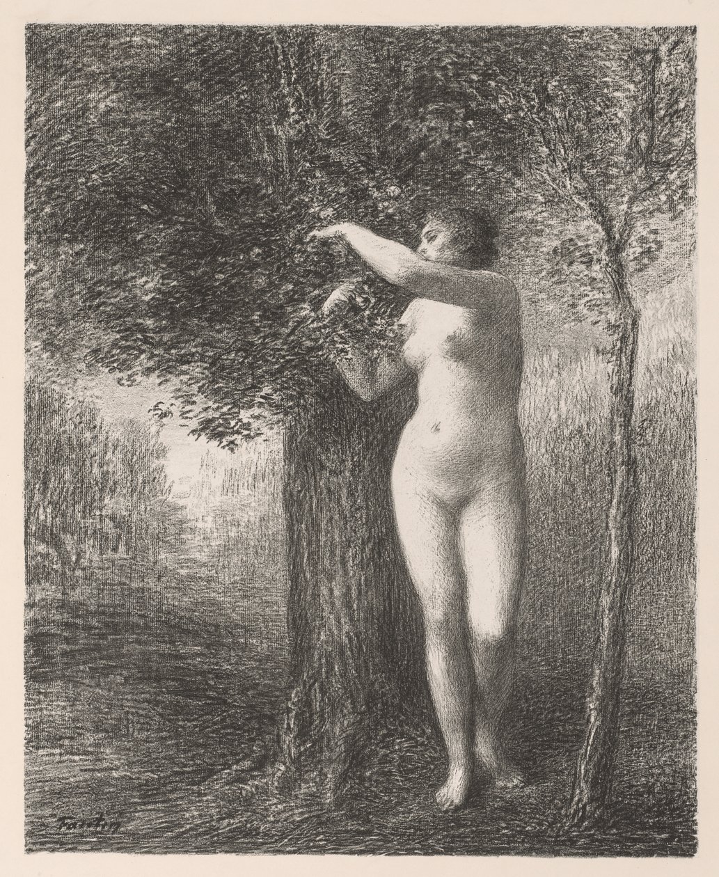 Havva by Ignace Henri Jean Fantin Latour