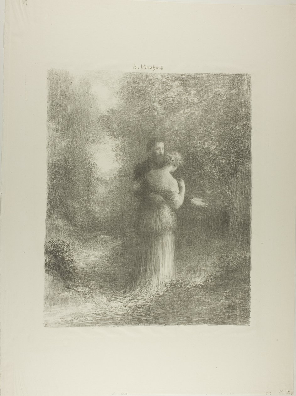Aşk Şiirleri, ilk plaket by Ignace Henri Jean Fantin Latour