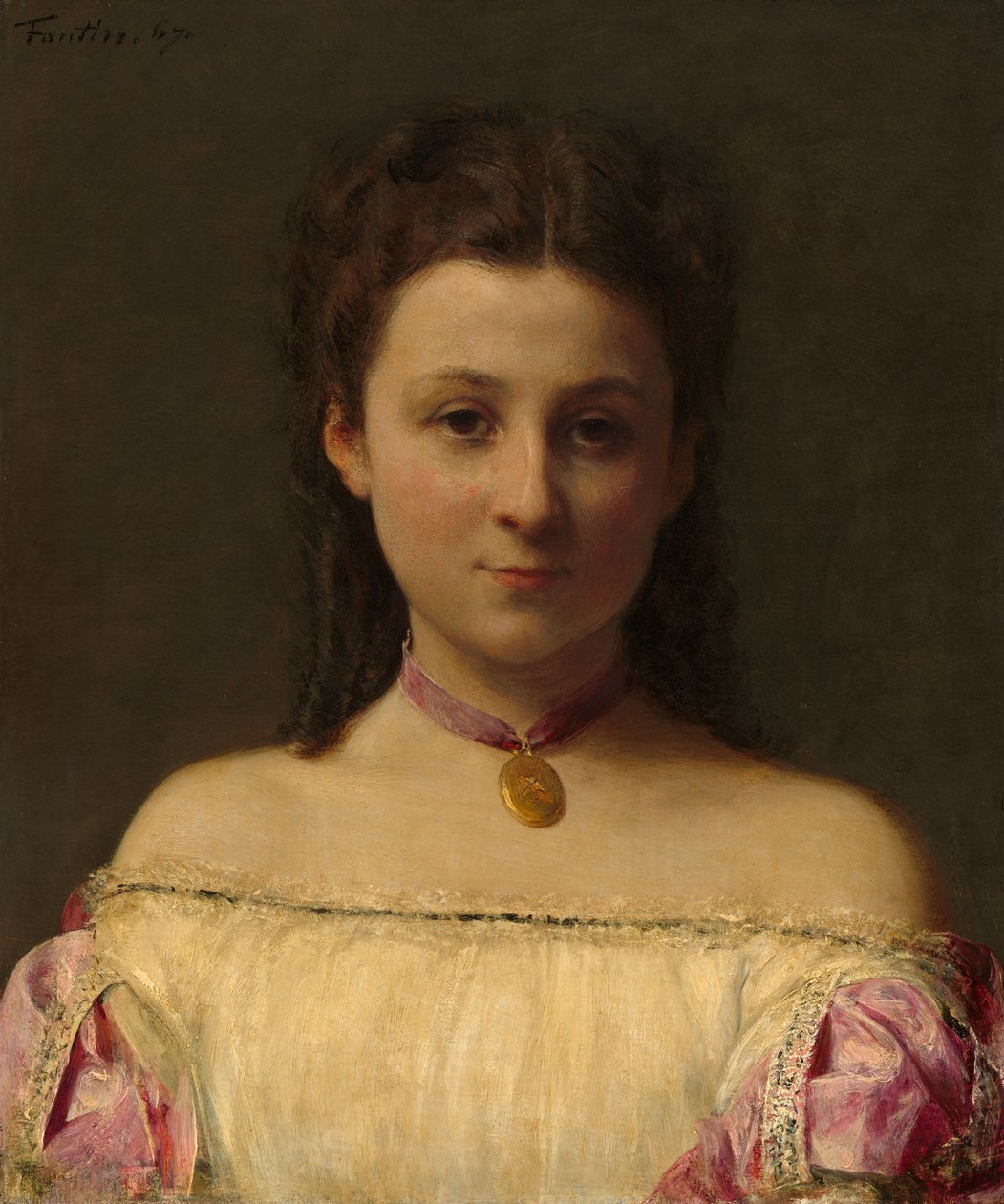 Bayan de Fitz-James by Ignace Henri Jean Fantin Latour