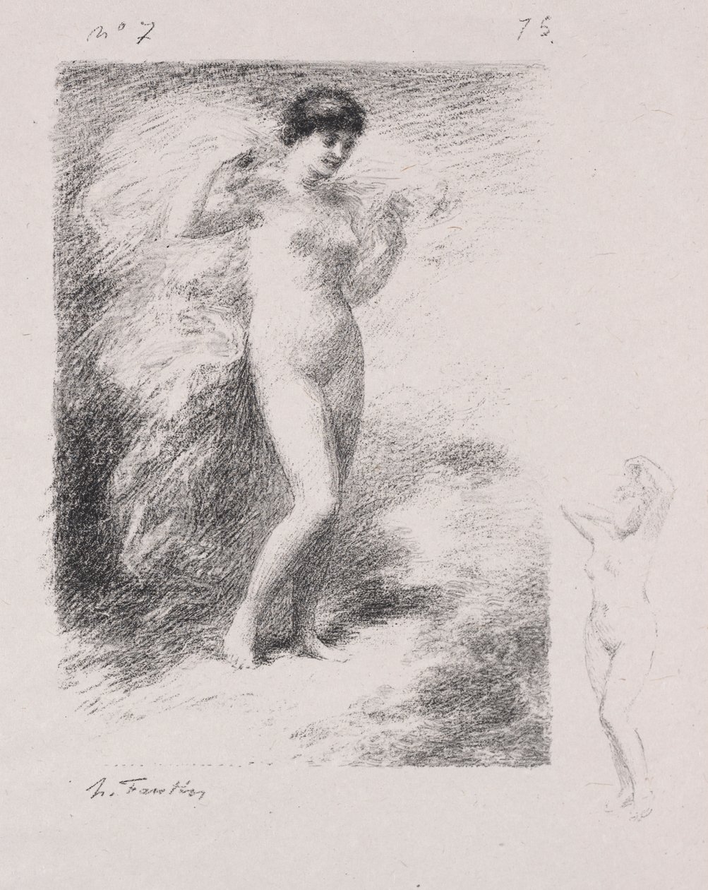 neere by Ignace Henri Jean Fantin Latour