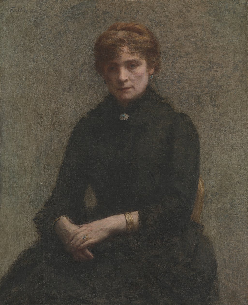 Bir Kadının Portresi, 1885. by Ignace Henri Jean Fantin Latour