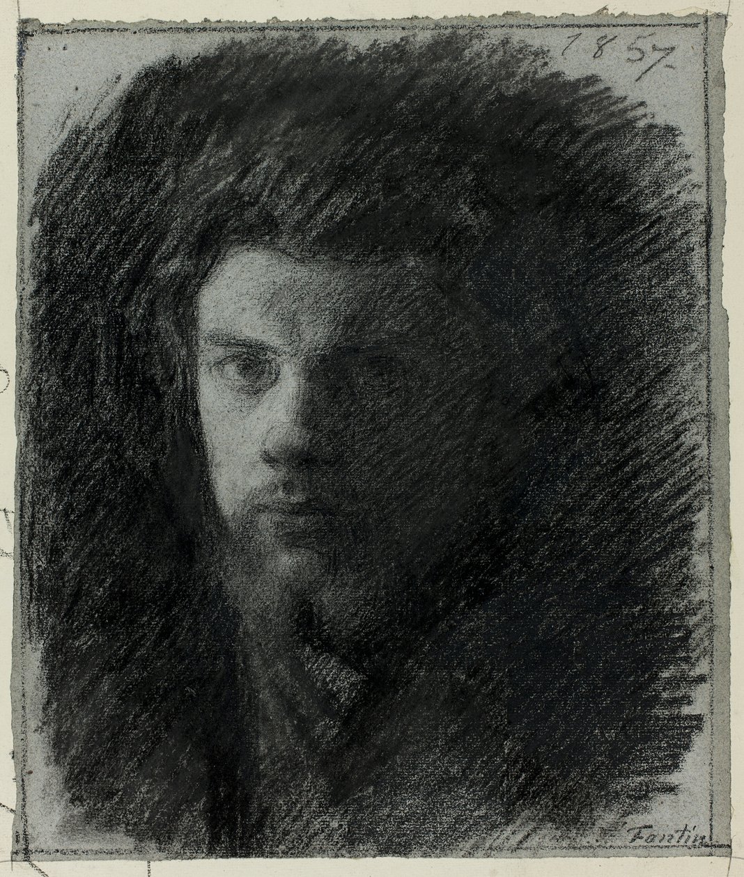 Otoportre by Ignace Henri Jean Fantin Latour