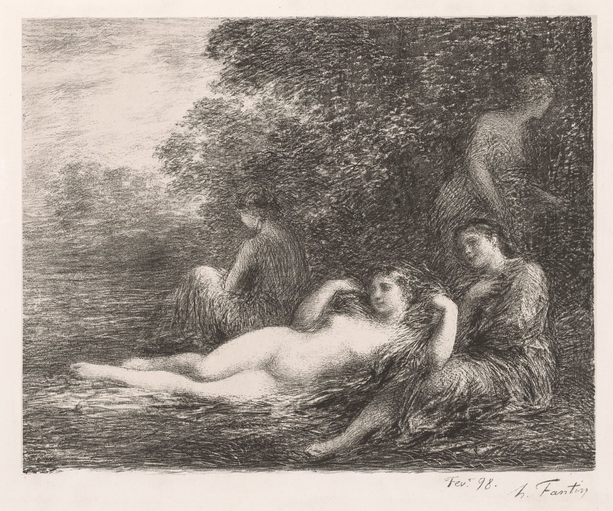 Yıkananlar by Ignace Henri Jean Fantin Latour
