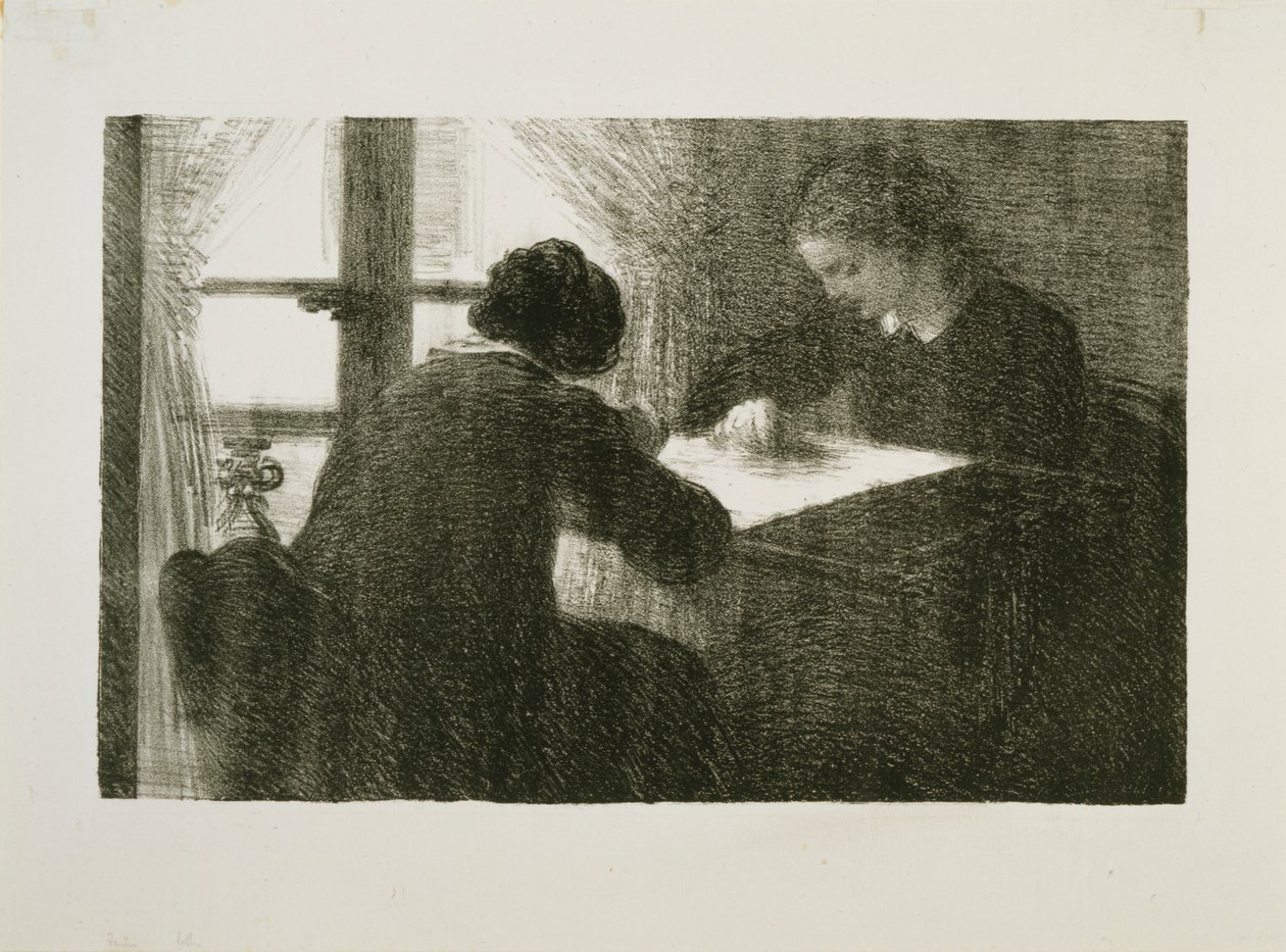 Nakışçılar, No. 2 by Ignace Henri Jean Fantin Latour