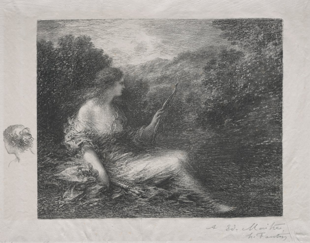 avcı by Ignace Henri Jean Fantin Latour