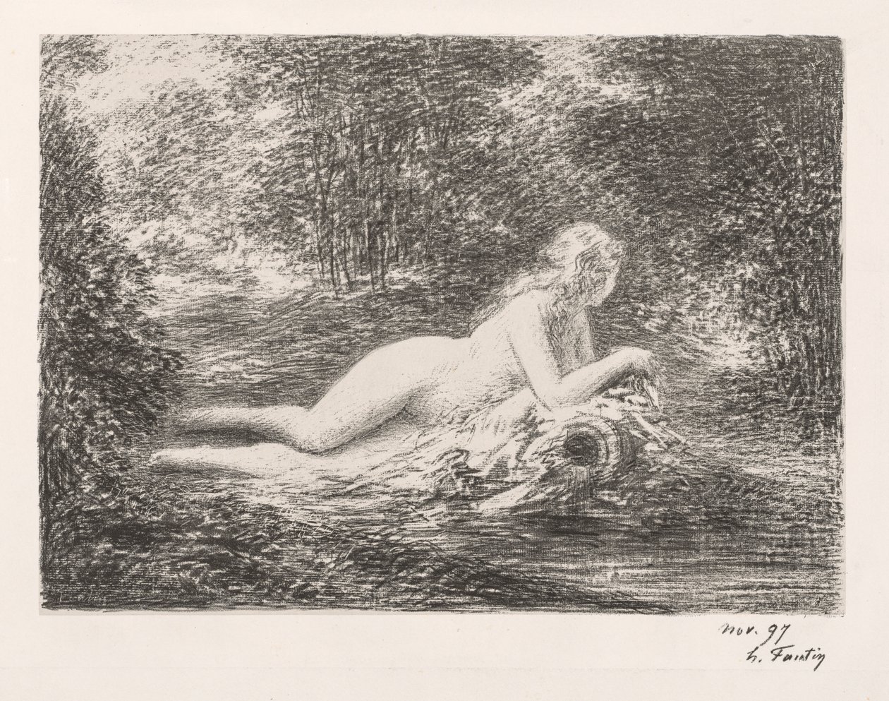 İlkbahar by Ignace Henri Jean Fantin Latour