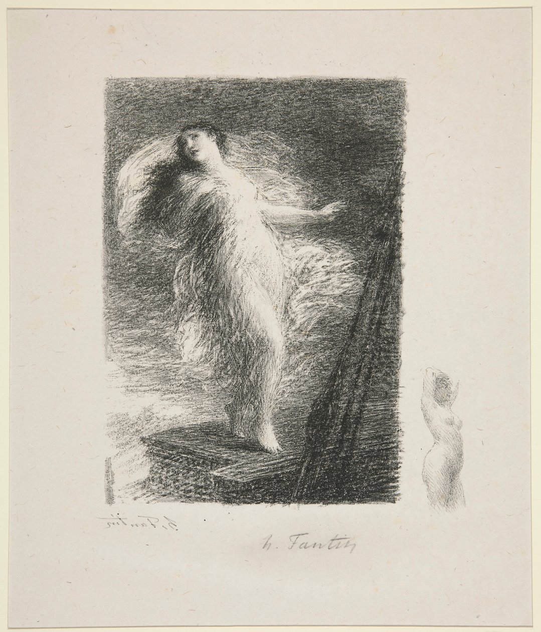 Genç Tarentine by Ignace Henri Jean Fantin Latour