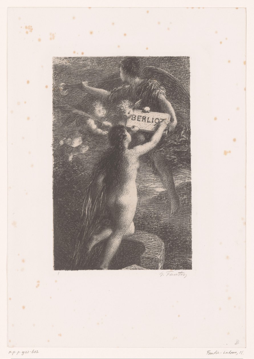 Başlık baskısı: Hector Berlioz, sa vie et ses oeuvres Berlioz (nesne üzerine başlık) Vérité Hector Berlioz'un hayatı ve eserleri (seri başlığı) by Ignace Henri Jean Fantin-Latour