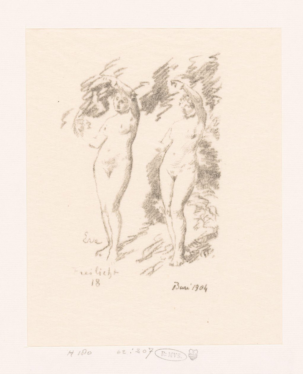 Eva tarafından iki çalışma by Ignace Henri Jean Fantin Latour