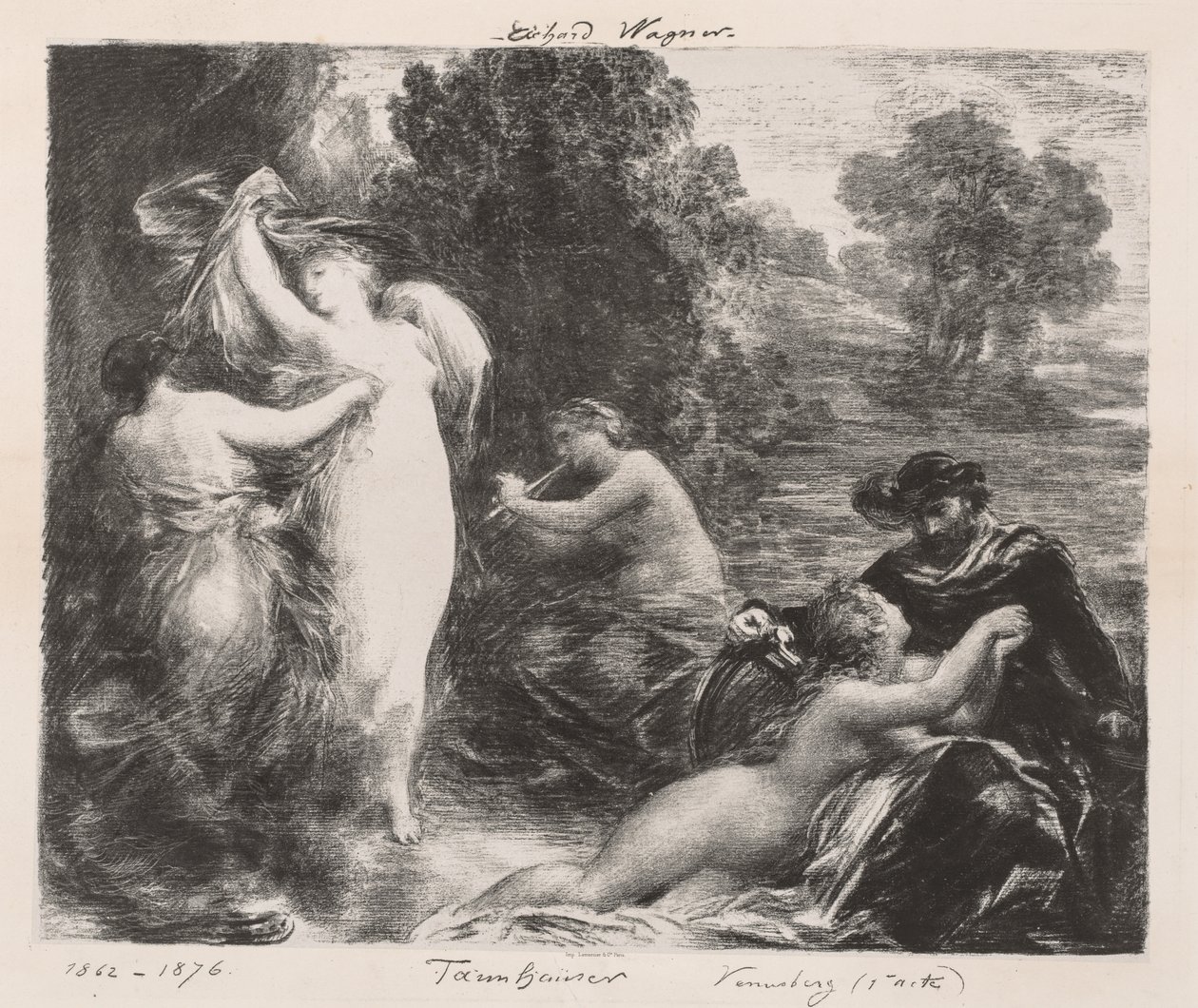 Venüsberg by Ignace Henri Jean Fantin Latour
