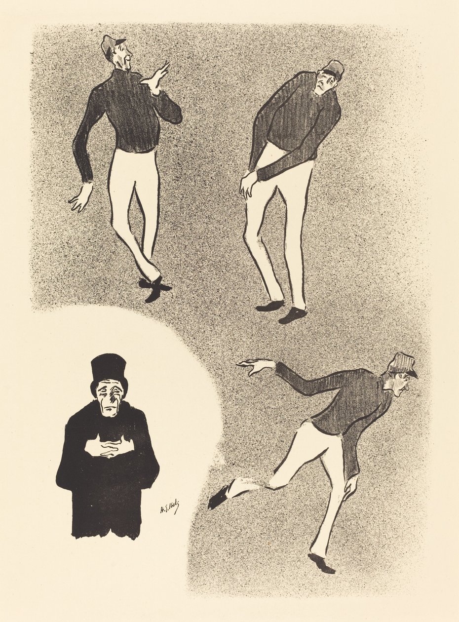 palyaçolar by Henri Gabriel Ibels