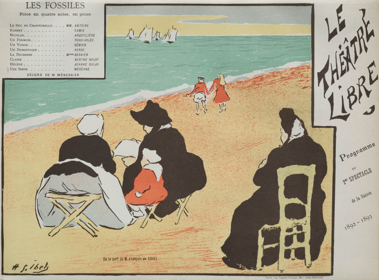Fosiller (Free Theatre'dan Program) by Henri Gabriel Ibels