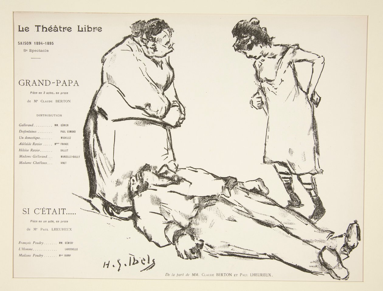 Serbest Tiyatro Programı: Dede by Henri Gabriel Ibels