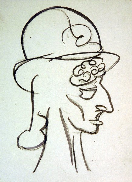 Modaya Uygun Bir Şapka by Henri Gaudier Brzeska