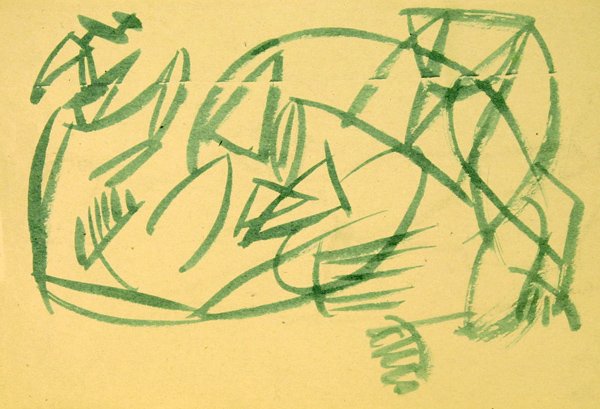 Atlar by Henri Gaudier Brzeska