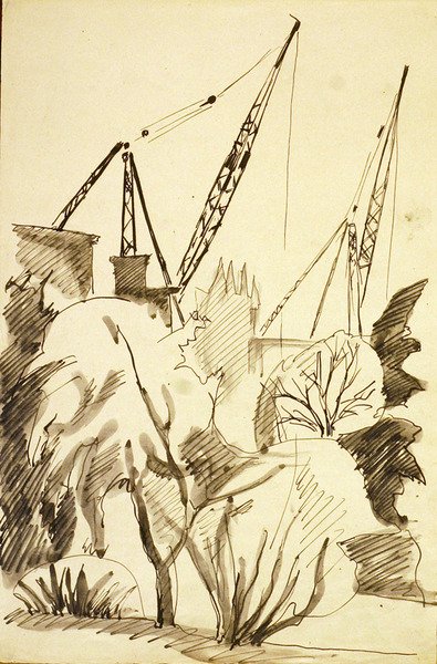 Yeniden Yapılanma, Londra by Henri Gaudier Brzeska
