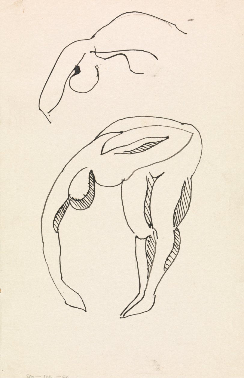 Eğilen Şekil by Henri Gaudier Brzeska