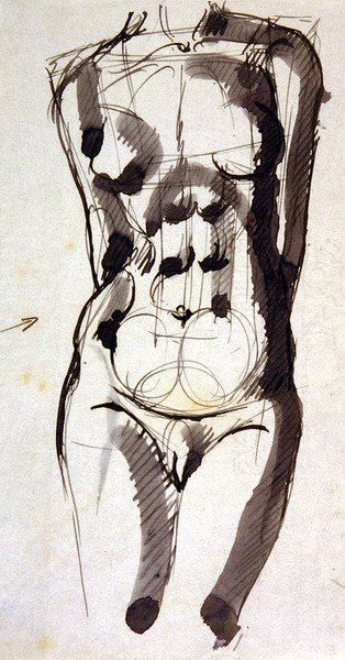 kadın gövde by Henri Gaudier Brzeska