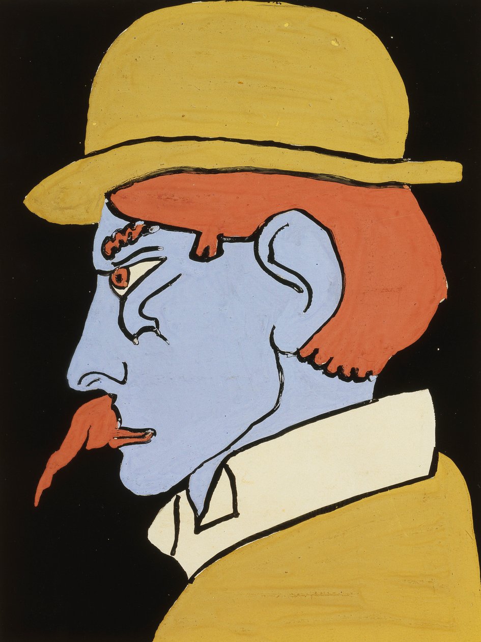 Bıyıklı Adam, Profil, c.1911-12 by Henri Gaudier Brzeska