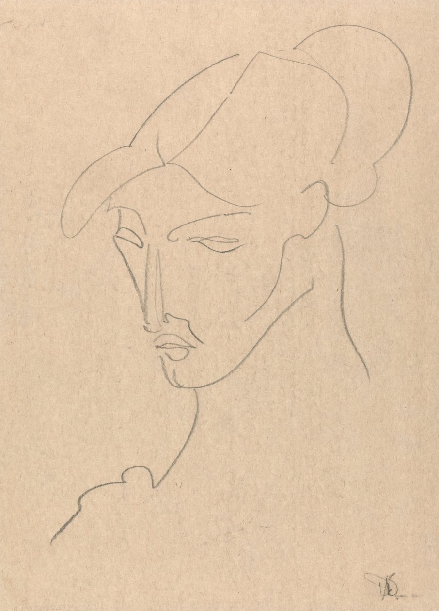 Bir Kadının Portresi by Henri Gaudier Brzeska