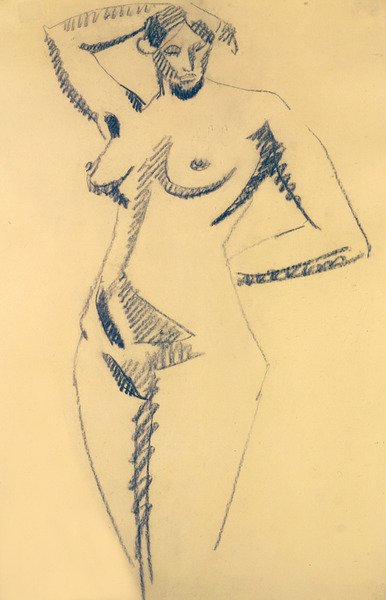 Heykel Kadın Çıplak by Henri Gaudier Brzeska