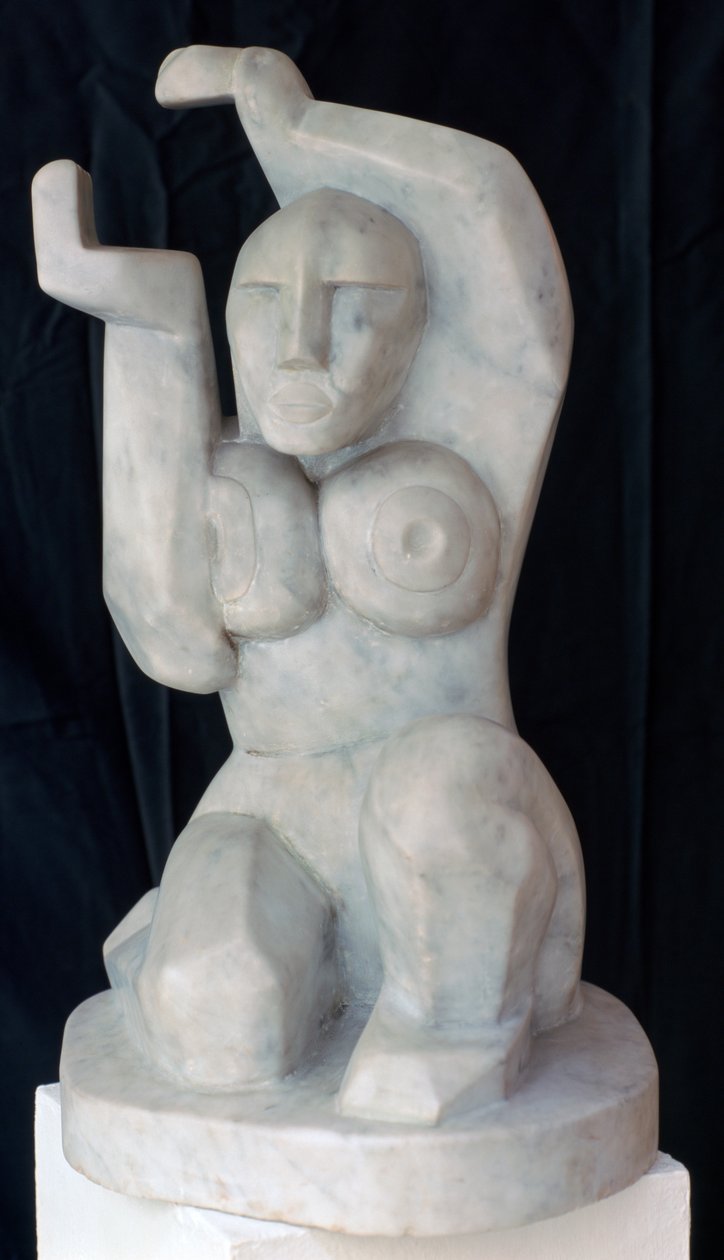 Oturan Kadın, c1911-1915 by Henri Gaudier Brzeska