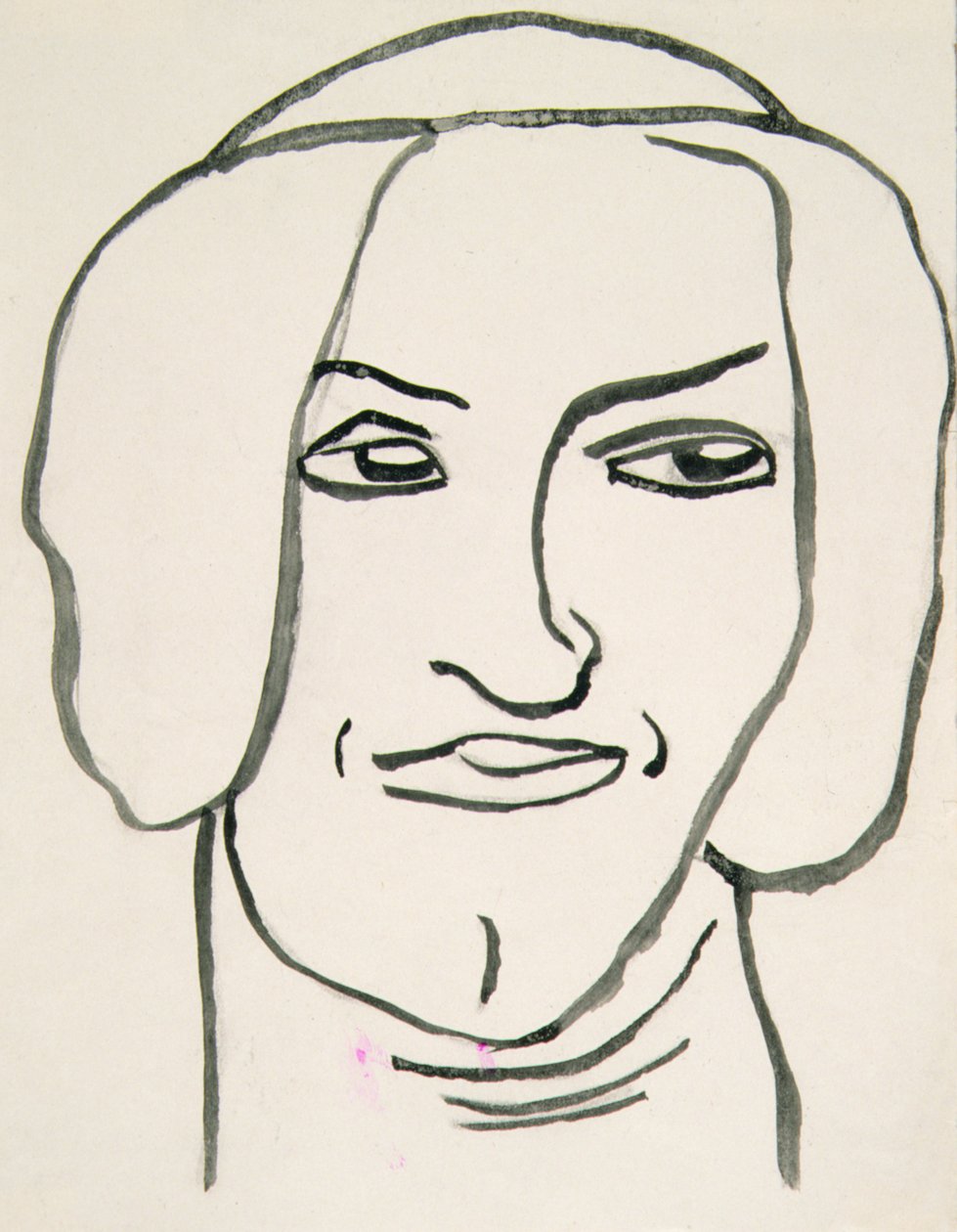 sophie gülümseyerek by Henri Gaudier Brzeska