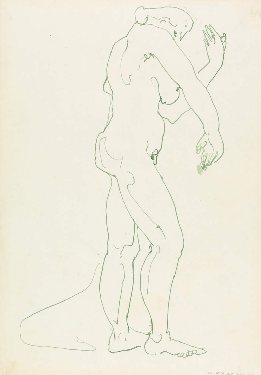 Ayakta Kadın Figürü by Henri Gaudier Brzeska