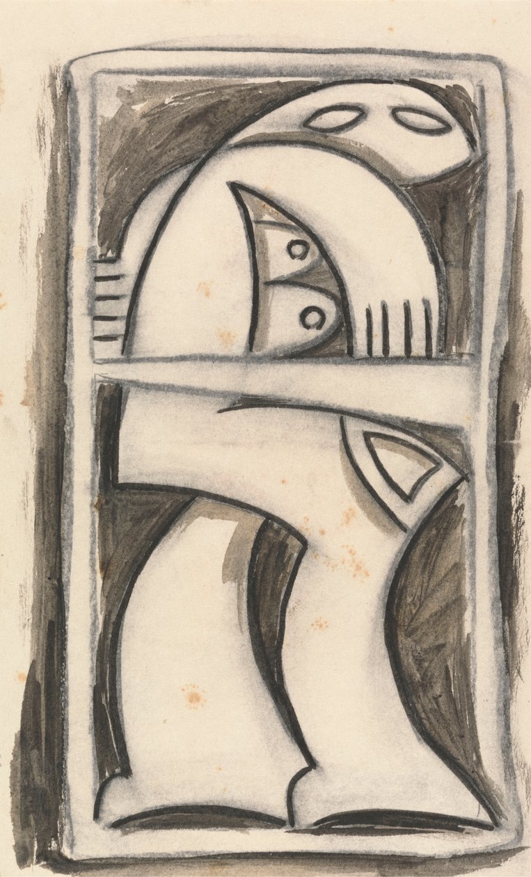 Ayakta Kadın Figürü by Henri Gaudier Brzeska