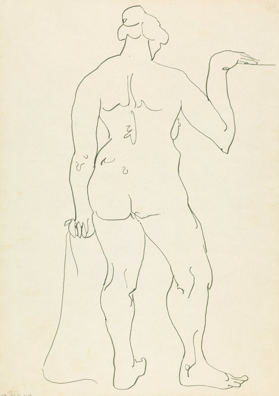 Ayakta Kadın Figürü by Henri Gaudier Brzeska