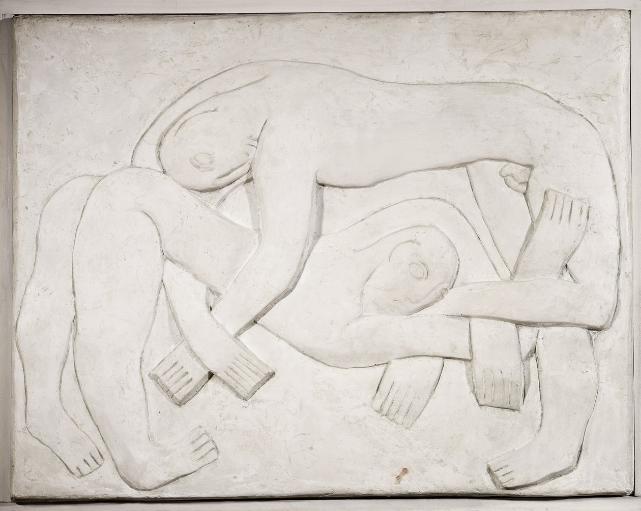 Güreşçiler, 1914 ; 1965 by Henri Gaudier Brzeska