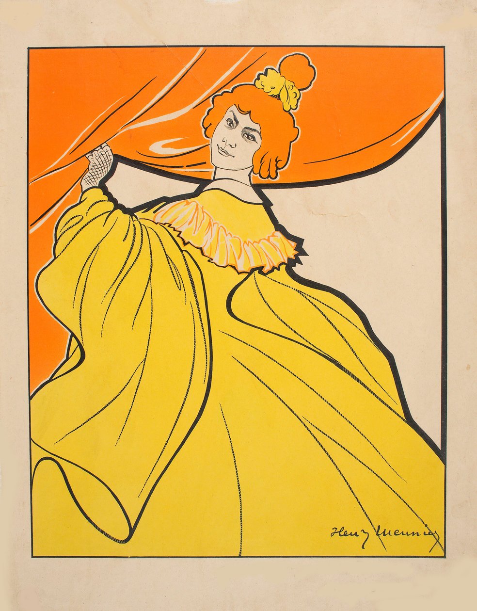 Odette Dulac, c. 1900. by Henri Georges Meunier