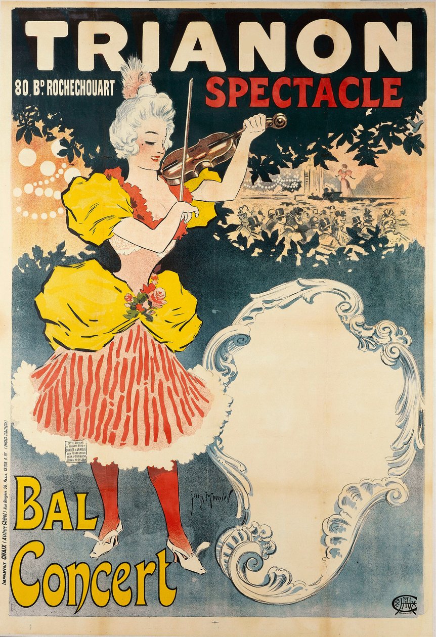 Trianon Gösteri Bal Konseri, 1897. by Henri Georges Meunier