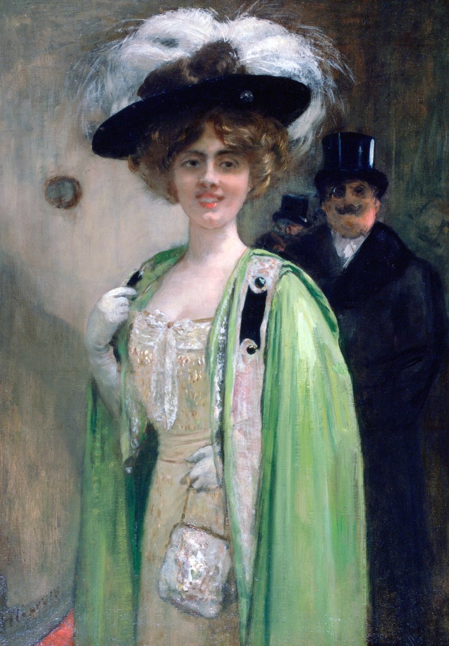 Bir Etkinliğe Gelen Bir Çift, c1872-1929 by Henri Gervex