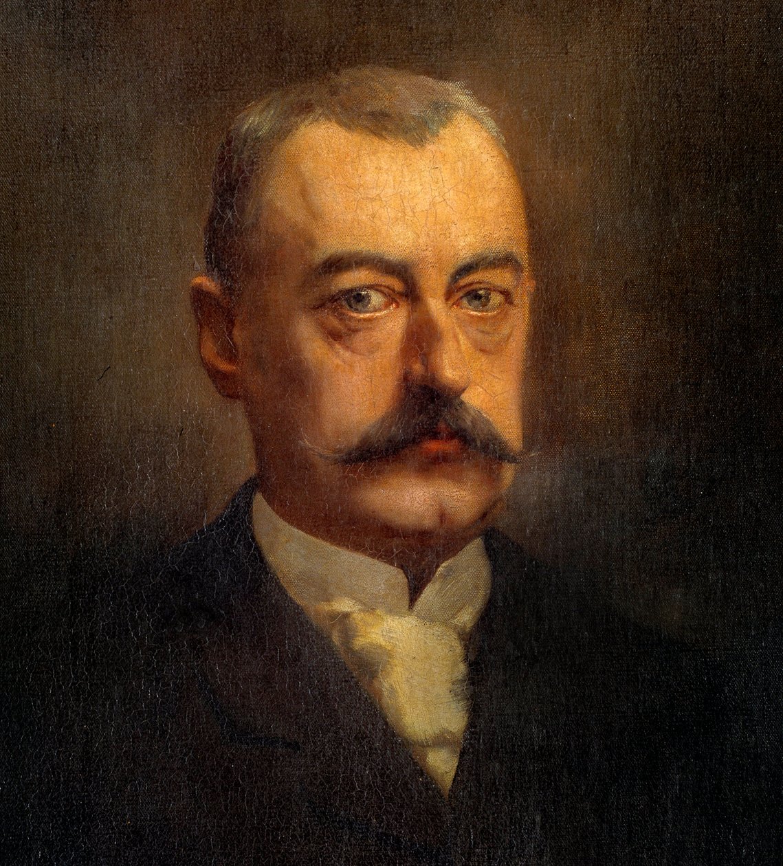Henri Gervex (1852-1929) tarafından yapılan “” Pierre Waldeck Rousseau (Waldeck-Rousseau) (1846-1904) politikacı” portresinin detayı. 1x0,72 m Paris, Musee Carnavalet by Henri Gervex