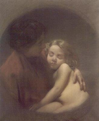 Anne ve Çocuk by Henri Gervex