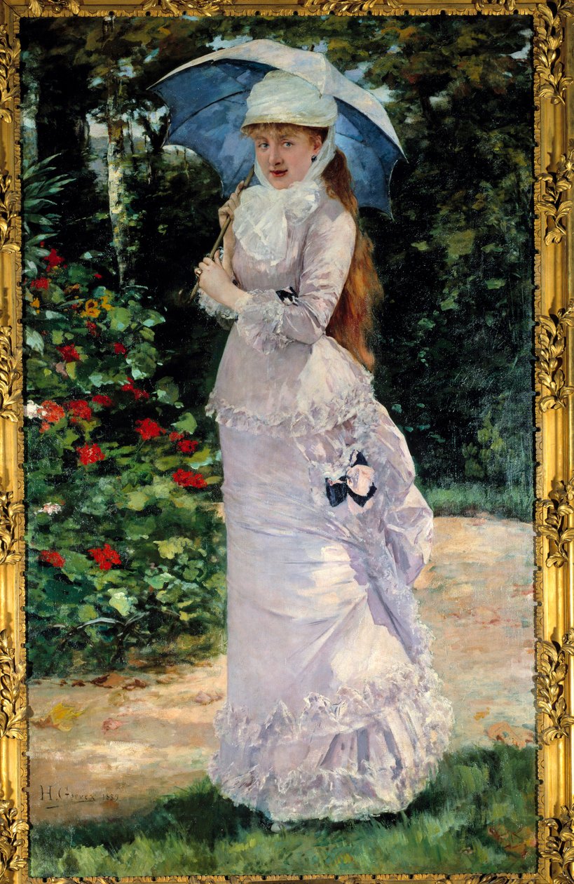 Nana için bir model olarak hizmet eden fahişe Madam Valtesse de la Bigne